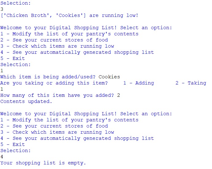 Digital Pantry – screenshot 2