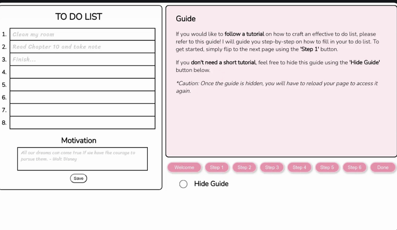 To Do List Generator – screenshot 1