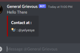 General kanobi Bot