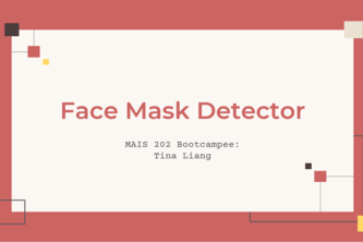 Face Mask Detector - MAIS 202 Project