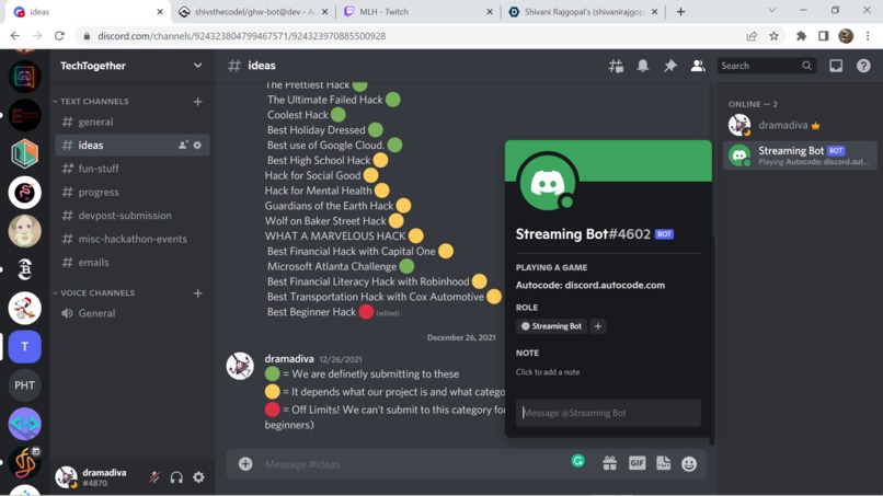 Stream + GHW Bot – screenshot 4