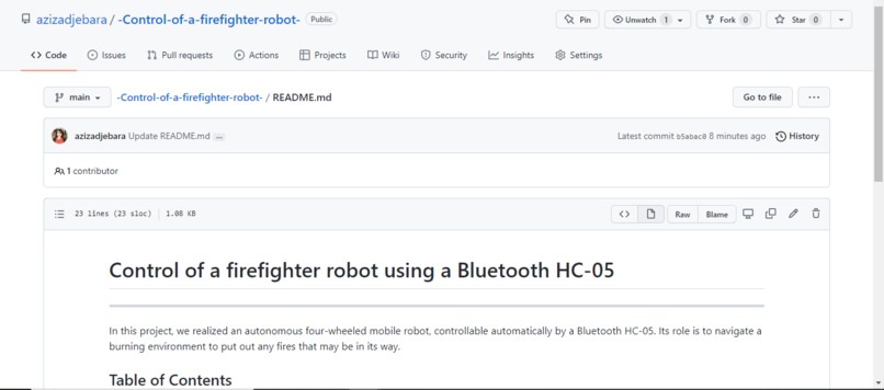 Add a Readme to one of my projects – screenshot 1
