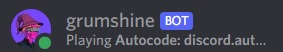 Grumshine Discord Bot  – screenshot 1