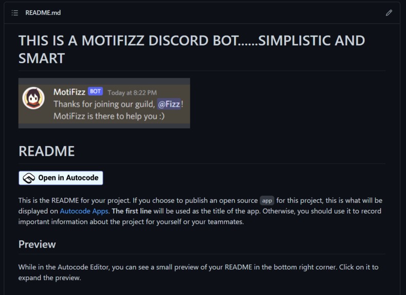 MotiFizz Discord BOT – screenshot 1