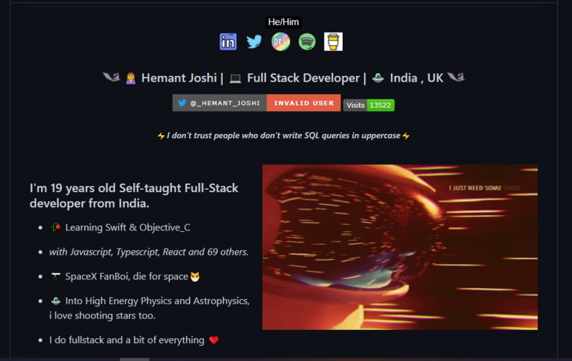 MLH README – screenshot 1