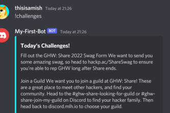 Amish's Very First Discord Bot!