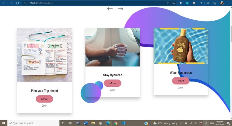 Recreate a website – screenshot 2