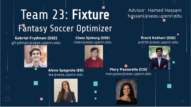 Team 23: Fixture – screenshot 1