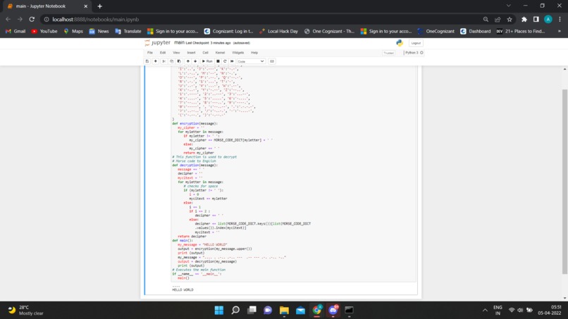 Morse Code Translator – screenshot 1