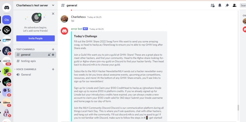 Discord bot – screenshot 2