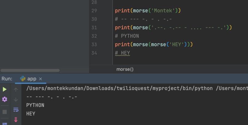 Morse code translator  – screenshot 1