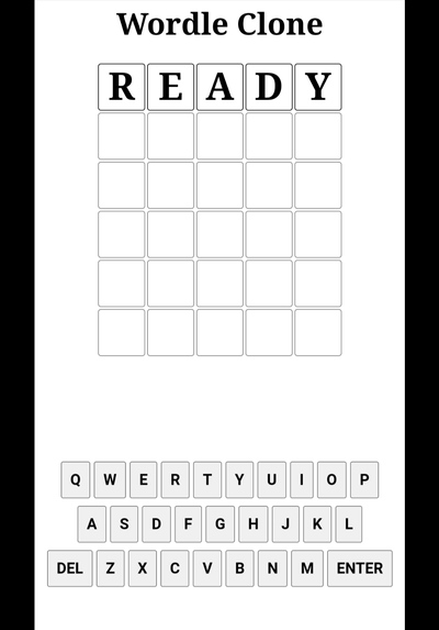 Wordle Clone – screenshot 1