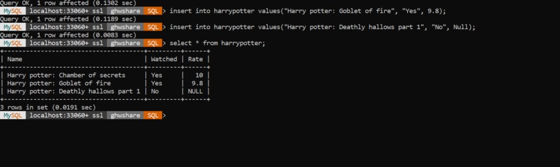 Create a Database – screenshot 1