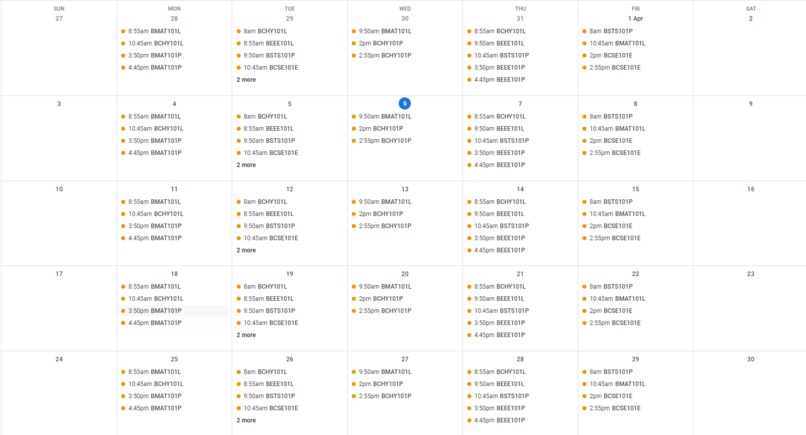 Image to Calendar – screenshot 1