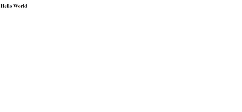 A Simple Hello World – screenshot 1