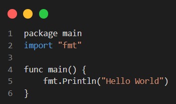 Getting started with go lang – screenshot 2
