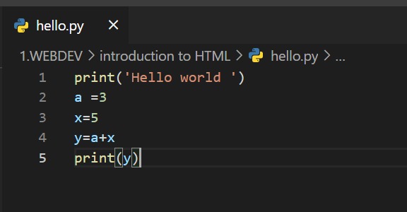 py get started – screenshot 1