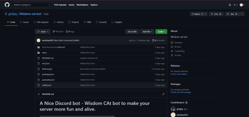 Discord Bot Team Project – screenshot 3