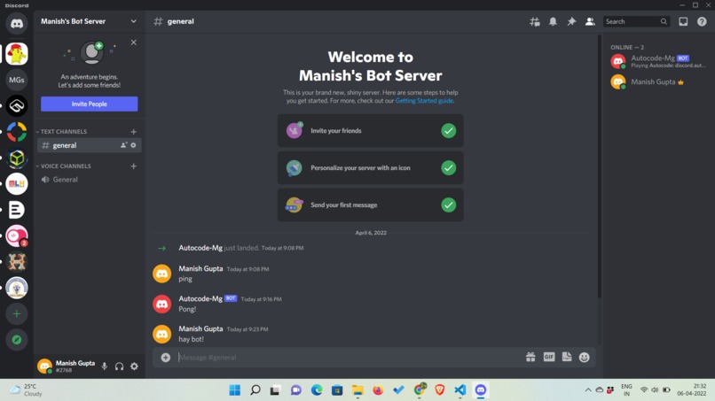 Discord Bot – screenshot 1