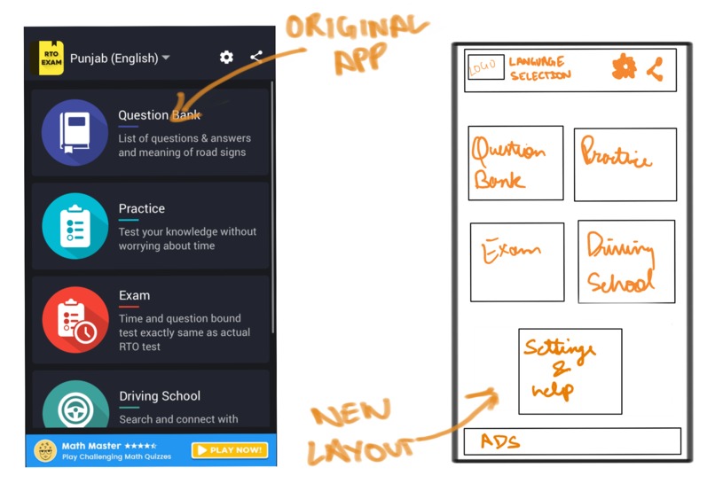 RTO Exam app – screenshot 1