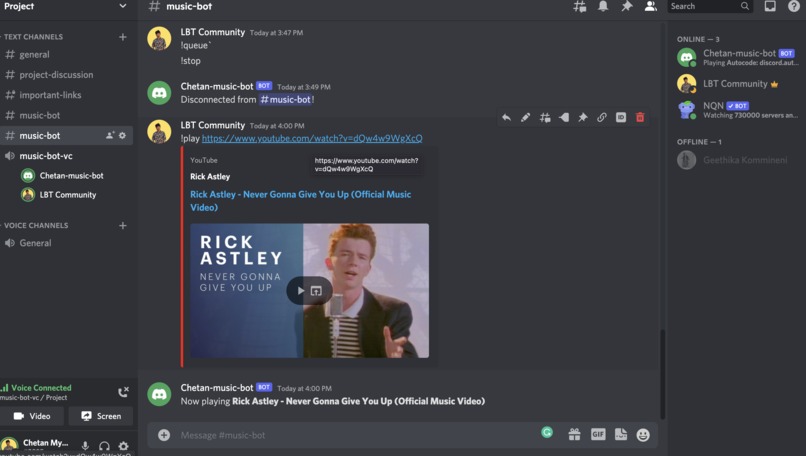 Chetan Music Bot – screenshot 1
