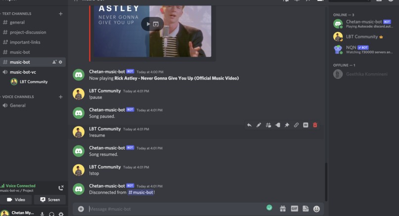 Chetan Music Bot – screenshot 4