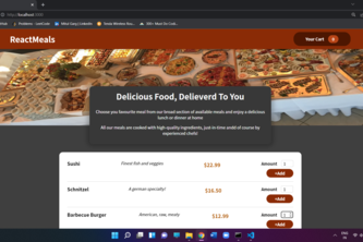 React Food Order App