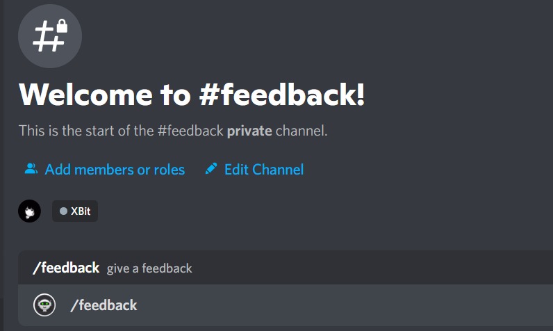 Feedback Discord Bot – screenshot 1