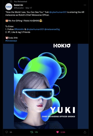 World's 1st decentralized Metaverse Virtual Celebrity  – screenshot 3