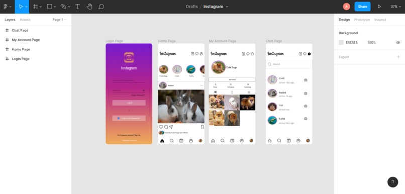 Redesigned Instagram – screenshot 1