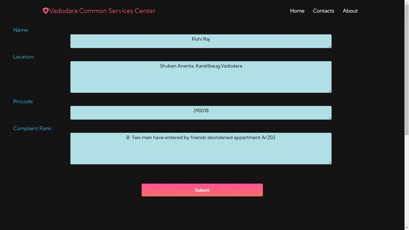 Vadodara Common Services Center – screenshot 3