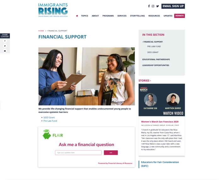 FLAIR - Financial Literacy AI Resource – screenshot 3