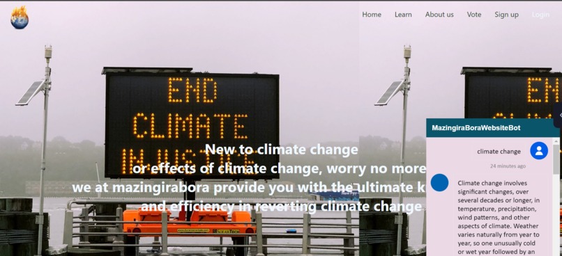 Team Simba : MazingiraBoraWebsite – screenshot 5