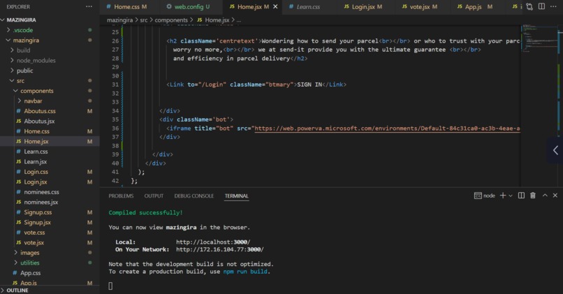 Team Simba : MazingiraBoraWebsite – screenshot 12