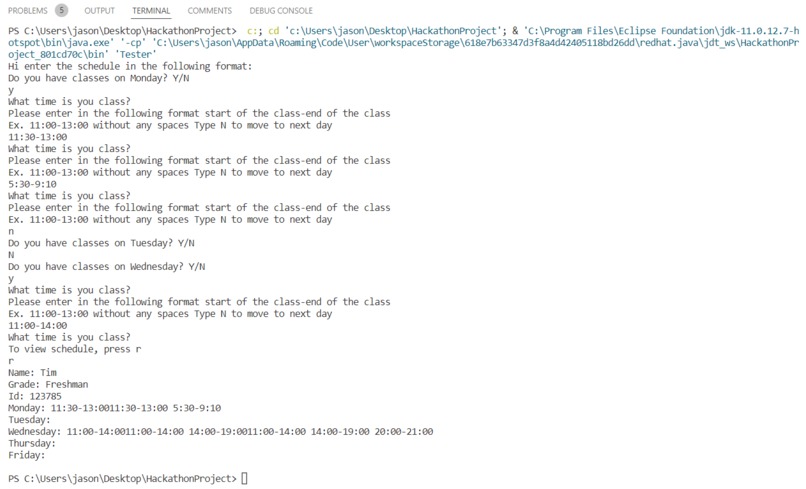 ScheduleMatcher – screenshot 1