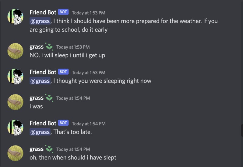Friend Bot – screenshot 2