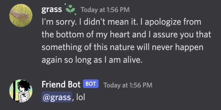 Friend Bot – screenshot 3