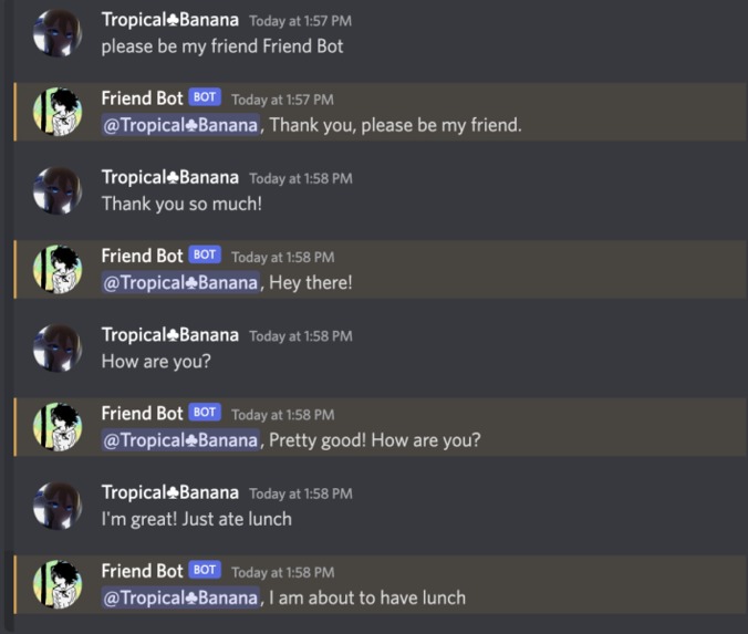 Friend Bot – screenshot 4