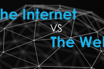 Shane Hadaller difference between the internet and the web?