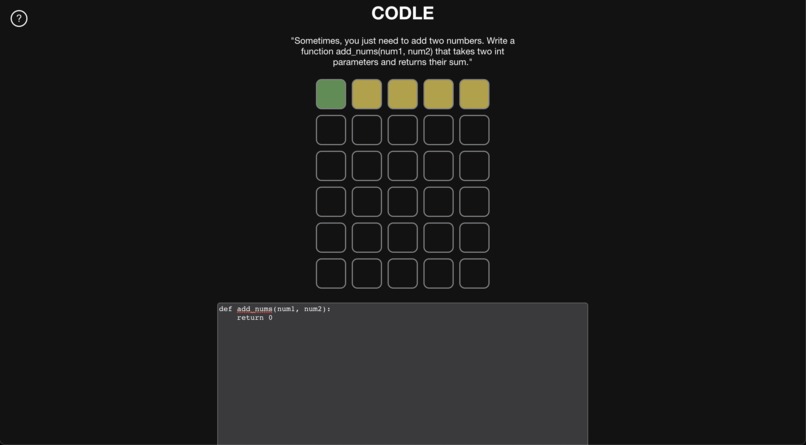 Codle – screenshot 2