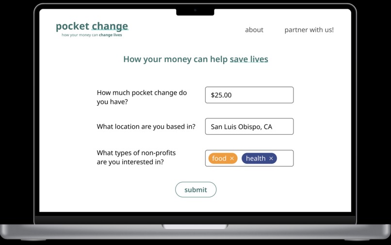 pocket change – screenshot 1