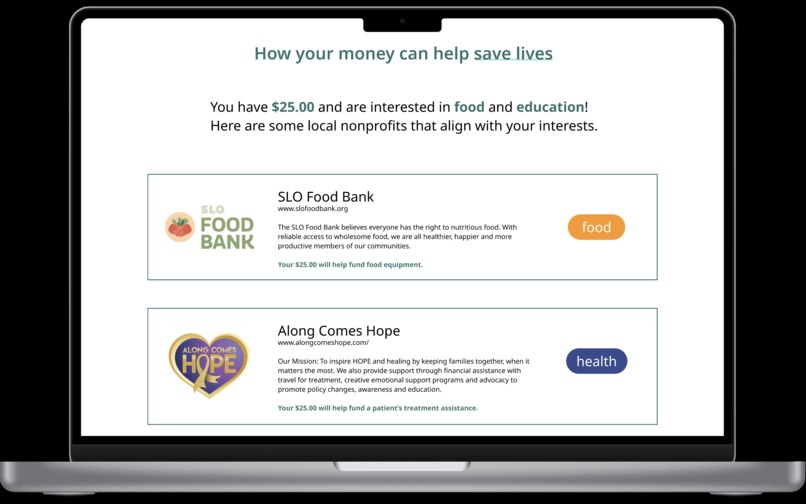 pocket change – screenshot 2