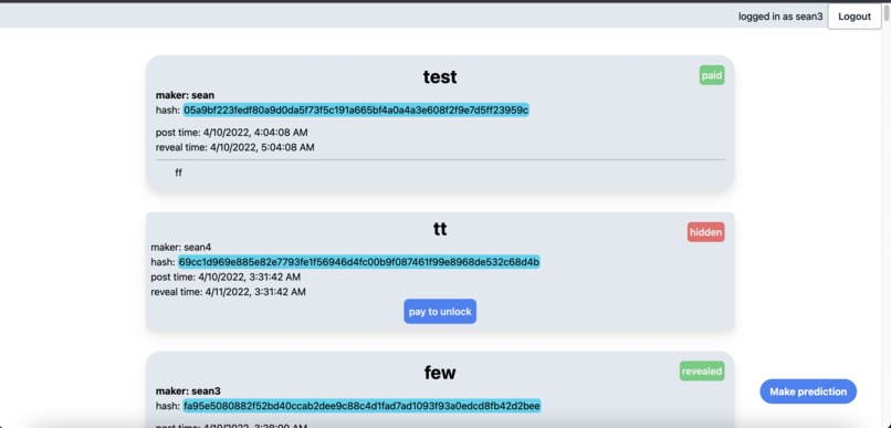 Perfect predictions – screenshot 1