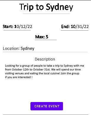 Group Trip Scheduler  – screenshot 3