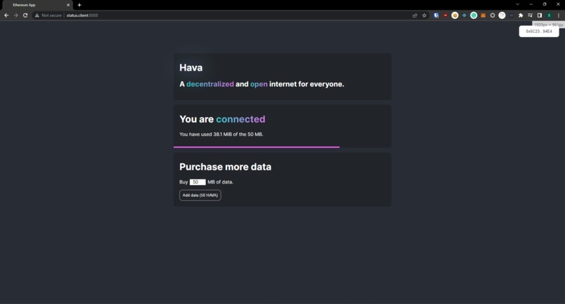 HAVA Hotspot – screenshot 2