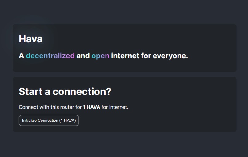 HAVA Hotspot – screenshot 1