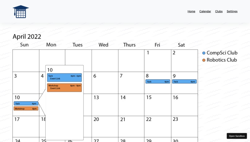 ClubHub – screenshot 3