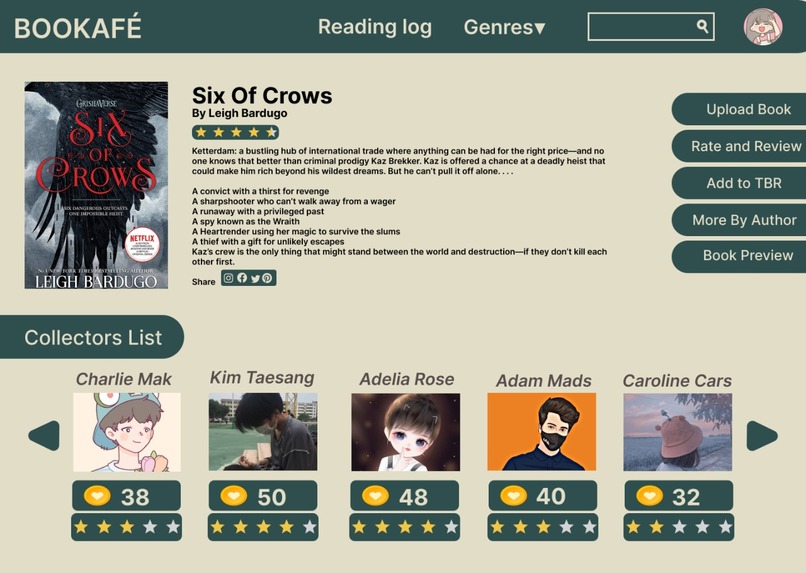 Bookafé – screenshot 3