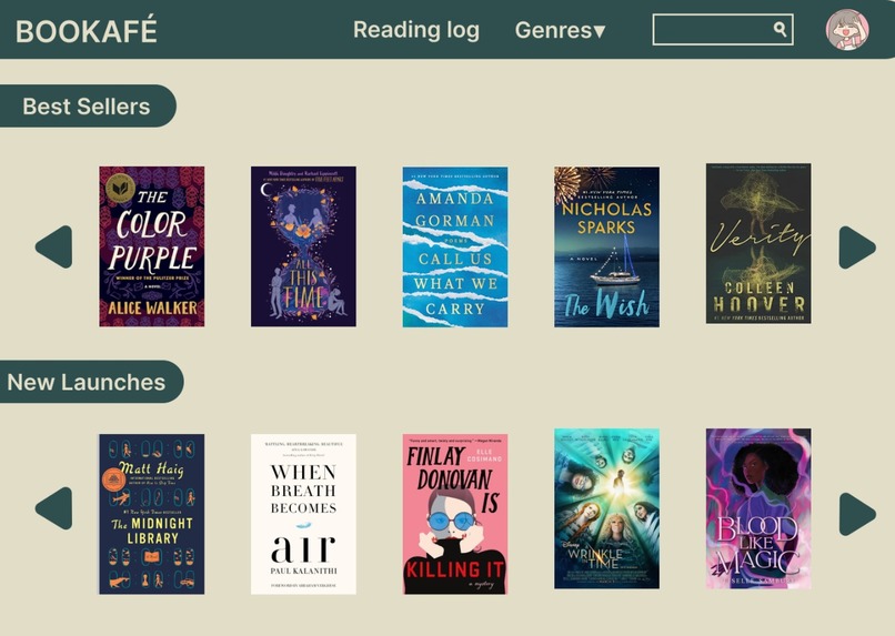 Bookafé – screenshot 2