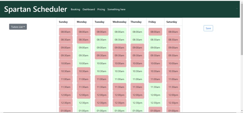 SpartanScheduler – screenshot 1